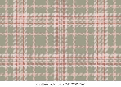 Texture fabric tartan of vector seamless plaid with a pattern background check textile in light and pastel colors.