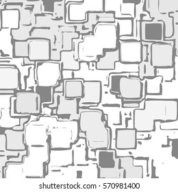 texture with figures arranged in one another.