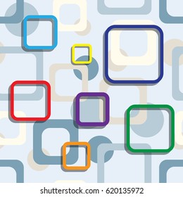 texture with figures arranged in one another.