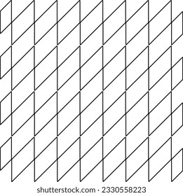 Texture with figures from lines. Black and white pattern for web page, textures, card, poster, fabric, textile. Monochrome graphic repeating design. 