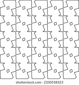 Textura con figuras de líneas. Patrón blanco y negro para página web, texturas, tarjeta, afiche, tela, textil. Diseño repetitivo gráfico monocromo. 