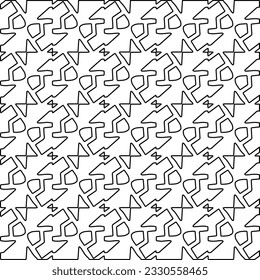 Textura con figuras de líneas. Patrón blanco y negro para página web, texturas, tarjeta, afiche, tela, textil. Diseño repetitivo gráfico monocromo. 
