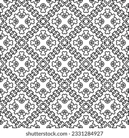 Textura con figuras de líneas. Patrón blanco y negro para página web, texturas, tarjeta, afiche, tela, textil. Diseño repetitivo gráfico monocromo.
