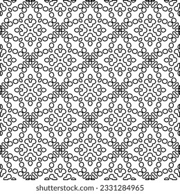 Textura con figuras de líneas. Patrón blanco y negro para página web, texturas, tarjeta, afiche, tela, textil. Diseño repetitivo gráfico monocromo.