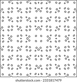 Texture with figures from lines. Black and white pattern for web page, textures, card, poster, fabric, textile. Monochrome graphic repeating design.