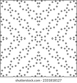 Texture with figures from lines. Black and white pattern for web page, textures, card, poster, fabric, textile. Monochrome graphic repeating design.
