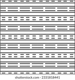 Texture with figures from lines. Black and white pattern for web page, textures, card, poster, fabric, textile. Monochrome graphic repeating design.