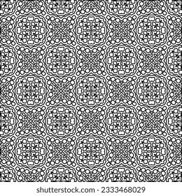Textura con figuras de líneas. Patrón blanco y negro para página web, texturas, tarjeta, afiche, tela, textil. Diseño repetitivo gráfico monocromo. 