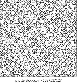 Textura con figuras de las líneas.Fondo abstracto de fondo. Patrón blanco y negro para página web, texturas, tarjeta, afiche, tela, textil. Diseño repetitivo gráfico monocromo. 