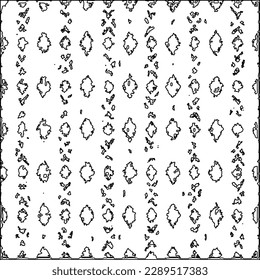 Texture with figures from lines.Abstract grunge background. Black and white pattern for web page, textures, card, poster, fabric, textile. Monochrome graphic repeating design. 