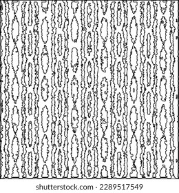 Texture with figures from lines.Abstract grunge background. Black and white pattern for web page, textures, card, poster, fabric, textile. Monochrome graphic repeating design. 