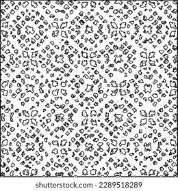 Texture with figures from lines.Abstract grunge background. Black and white pattern for web page, textures, card, poster, fabric, textile. Monochrome graphic repeating design. 