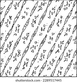 Texture with figures from lines.Abstract grunge texture. Black and white pattern for web page, textures, card, poster, fabric, textile. Monochrome graphic repeating design. 