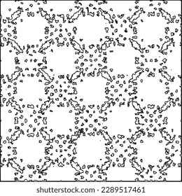 Textura con figuras de las líneas.Textura abstracta de grunge. Patrón blanco y negro para página web, texturas, tarjeta, afiche, tela, textil. Diseño repetitivo gráfico monocromo. 