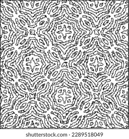 Textura con figuras de las líneas.Textura abstracta de grunge. Patrón blanco y negro para página web, texturas, tarjeta, afiche, tela, textil. Diseño repetitivo gráfico monocromo. 