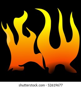 texture of flame