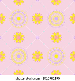 Texture with a floral pattern. Caramel colors