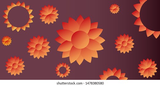 texture flower. vector illustration. floral pattern.