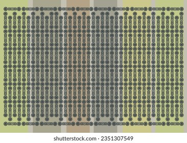 Texture flowers geometric art background