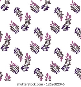 Texture with flowers and plants. Floral ornament. Original flowers pattern.