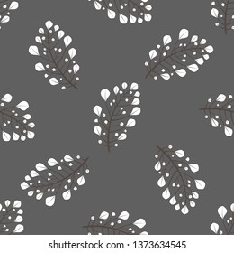 Texture with flowers and plants. Floral ornament. Original flowers pattern.