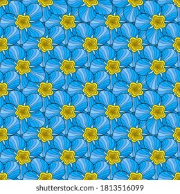 diseño de patrones sin fisuras de las flores de textura