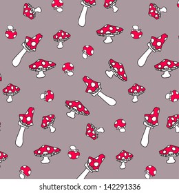 Texture fly agarics / pattern