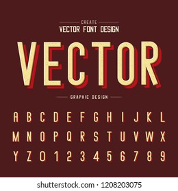 Texture font and grunge alphabet vector, letter and type  design, Graphic text on background