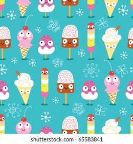 The texture of funny ice cream