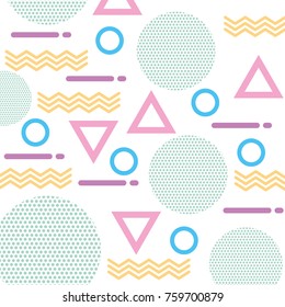 texture of geometric shapes colored figures pattern abstract