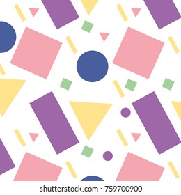 texture of geometric shapes colored figures pattern abstract