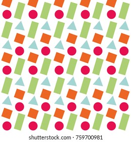 texture of geometric shapes colored figures pattern abstract