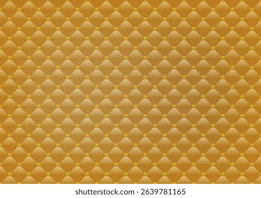 Texture of golden leather, luxury interior design.