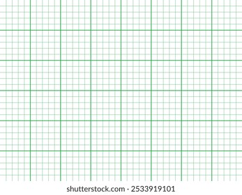 Textur des Graphen Papier grüne Gitter Linie Papier Blatt