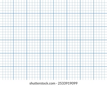 Texture of graph paper light blue grid line paper sheet