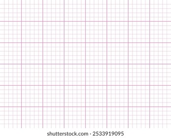 Texture of graph paper light pink grid line paper sheet