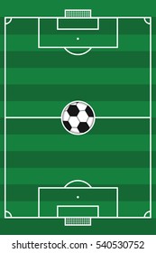 Texture grass football field. Soccer field dark green with football