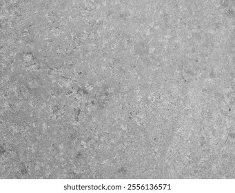 Texture of a gray concrete wall. Rough, aged stone surface with fine cracks, scratches and pits. Vintage. Grunge style. Cement or granite. Decorative background. Vector illustration.