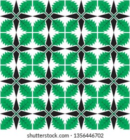 Texture in green geometric abstract