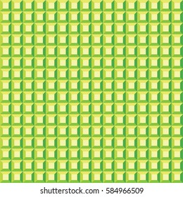 Texture of green tiles of small caliber, mosaic, vector image