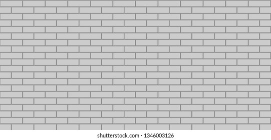 Texture grey brick wall. Seamless background wall. Design background. Vector illustration.