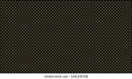 The texture grid consists of golden arcs that are arranged according to the algorithm.