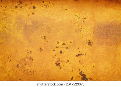texture grunge background vector, textured old vintage rust and peeling paint in orange and yellow colors, rusted metal wall, weathered rusty wall