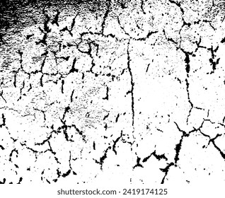 Grunge de textura imagen vectorial de superposición angustiada
