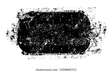 Texture. Grunge rough dirty background. Brushed black paint cover Vector 