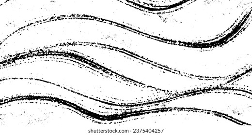 Acariciar con un pincel antiguo. Fondo del vector