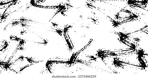 Acariciar con un pincel antiguo. Fondo del vector