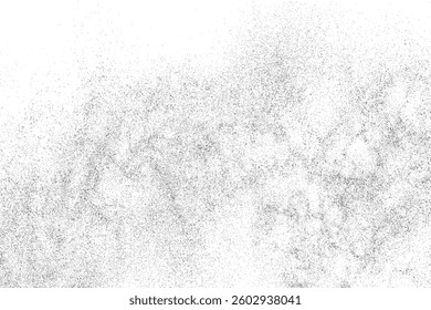 Texture grunge white background abstract noise grain speckle dot pattern surface overlay. Distressed vintage retro rough dirty aged weathered design. Subtle light soft minimalist clean vector
