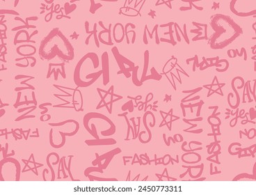 texture grungre abstract girl pattern