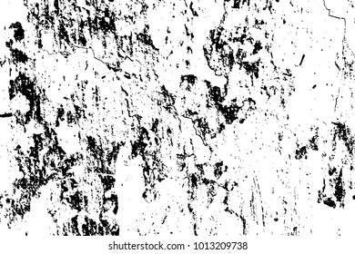 Texture for grungy effect . Abstract surface. Transparent background. Only black colors in vector.